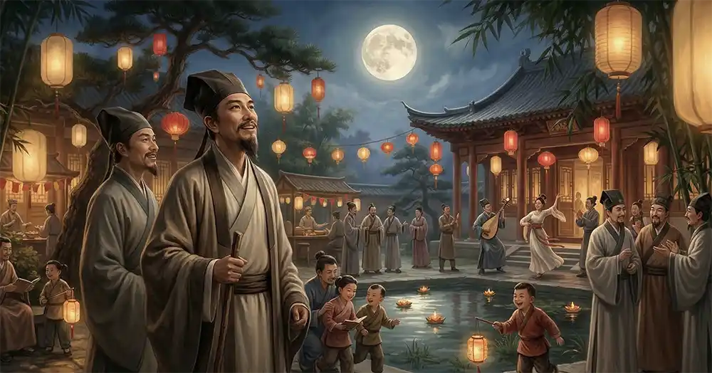 古人半夜正是社交活絡的時間
